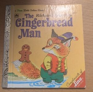 A First Little Golden Book The Richard Scarry's Gingerbread Man Small Book